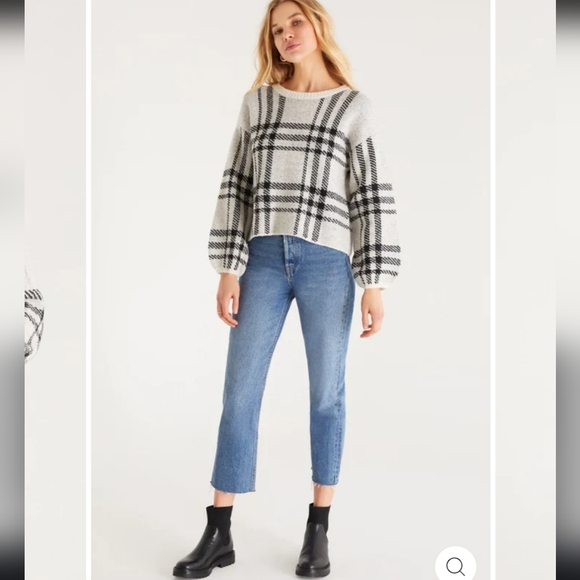 Z supply plaid sweater - Picture 3 of 10